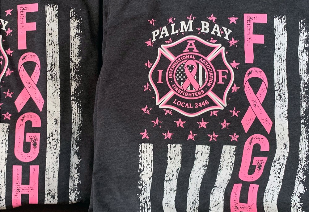 Palm Bay Print for Cancer Awareness - Liveli Design Palm Bay